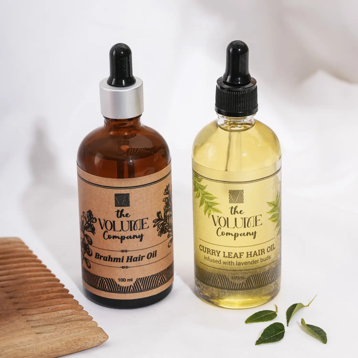 Combo of 2 Products: Curry Leaf Hair Oil + Brahmi Hair Oil