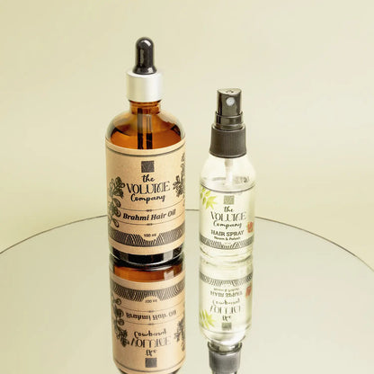 Combo of 2 Products: Brahmi Hair Oil + Neem & Palash Hair Spray